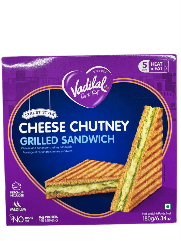 VADILAL CHEESE CHUTNEY GRILLED SANDWICH-180G